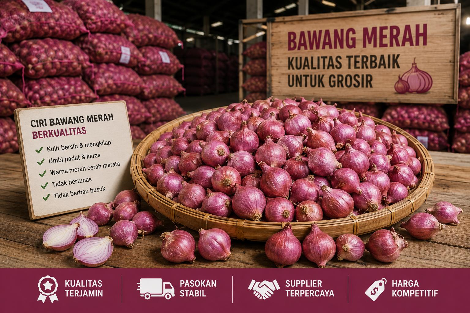 Cara Memilih Bawang Merah Berkualitas untuk Grosir