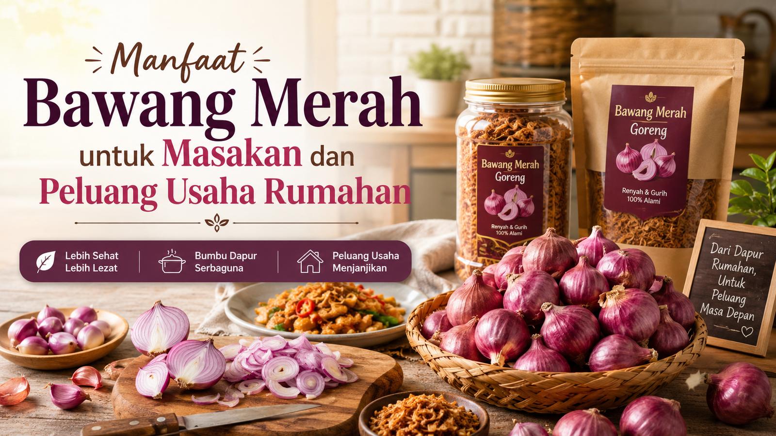 Manfaat Bawang Merah untuk Masakan dan Peluang Usaha Rumahan